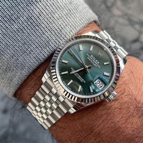 datejust 41 green dial